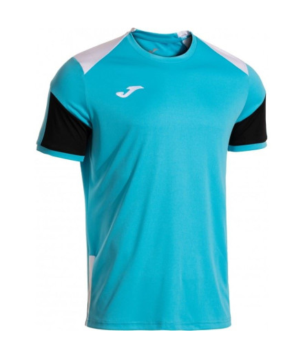 Camiseta Joma Danubio Homem Turquesa/Negro