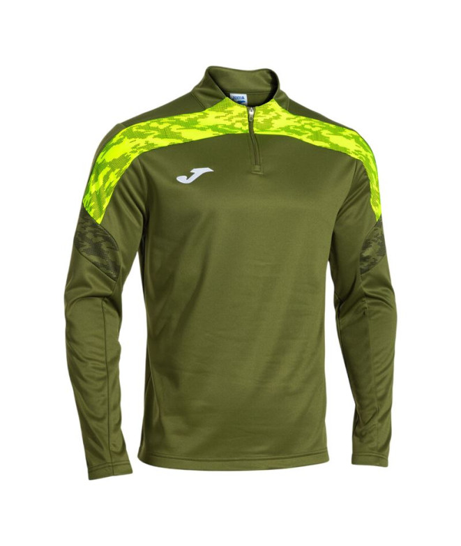 Moletom Joma Championship VIII Homem Verde/Amarelo