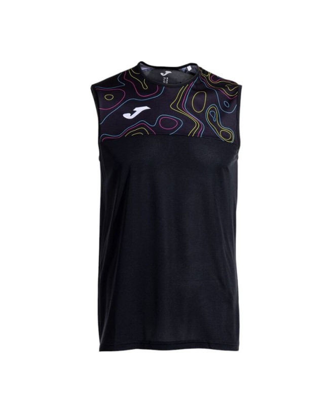 Camiseta De Tênis Joma Torneo Capsule Preto Homem