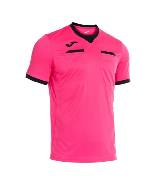 Camiseta Joma Árbitro Homem Rosa Fluor/Negro