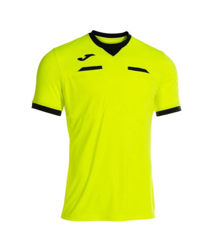 Camiseta Joma Árbitro Homem Amarelo Fluor/Preto
