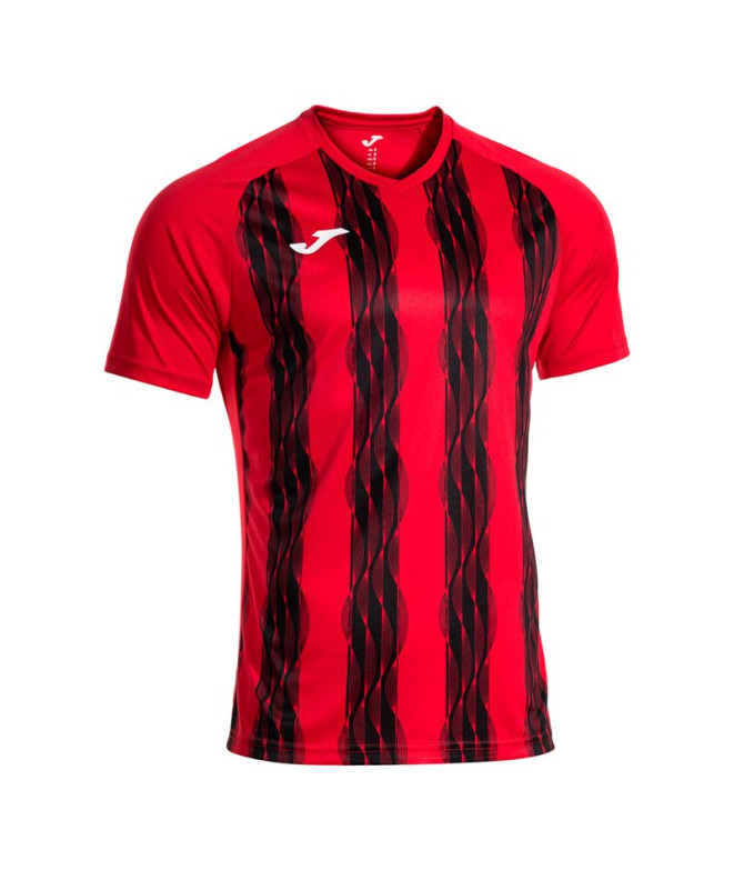 Camiseta Joma Inter V Vermelho Preto Menino