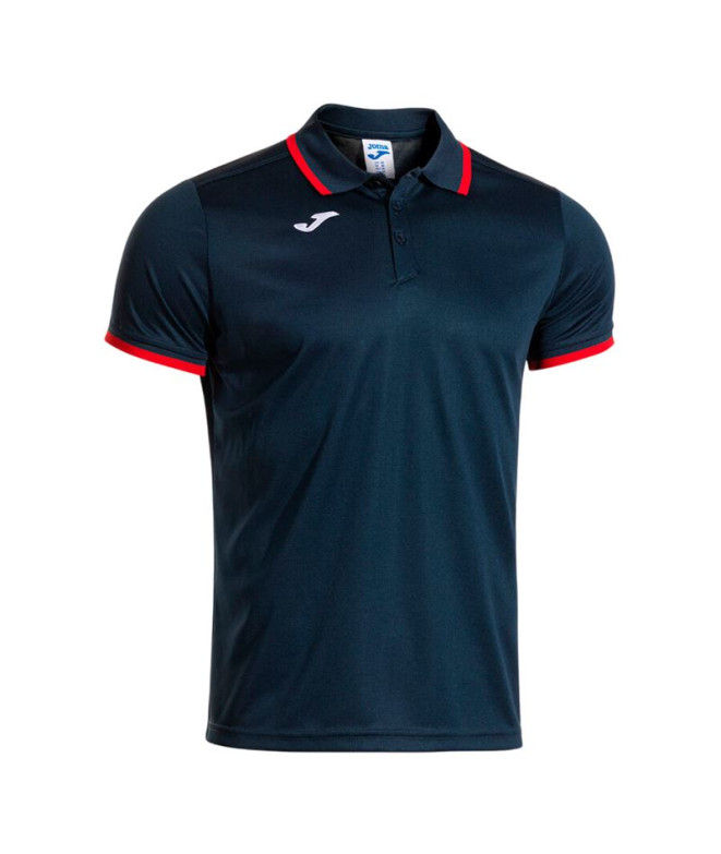 Polo Joma Combi Premium Marinho Vermelho Menino