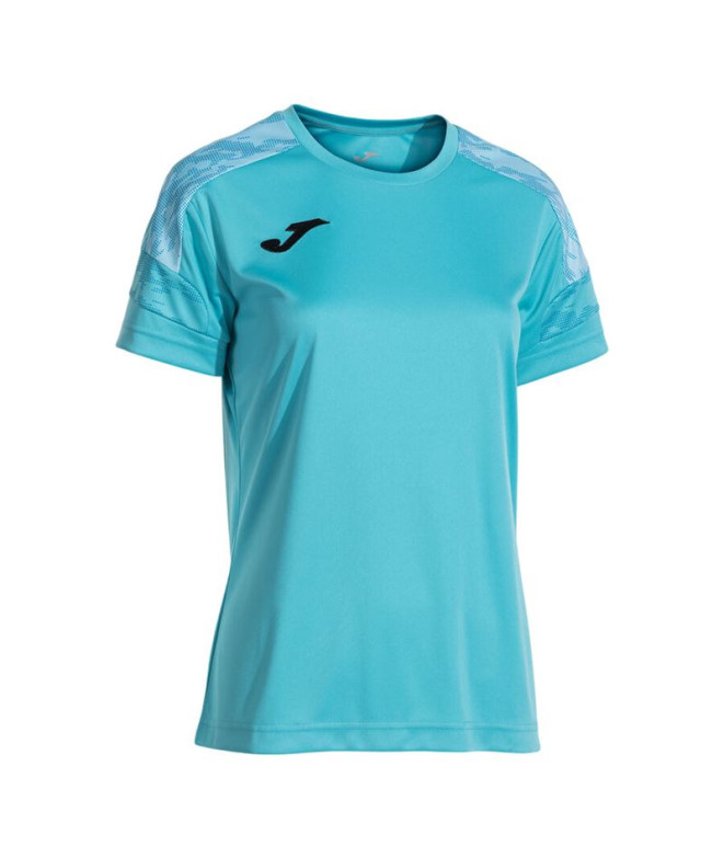 Camiseta Joma Championship VIII Mulher Turquesa...
