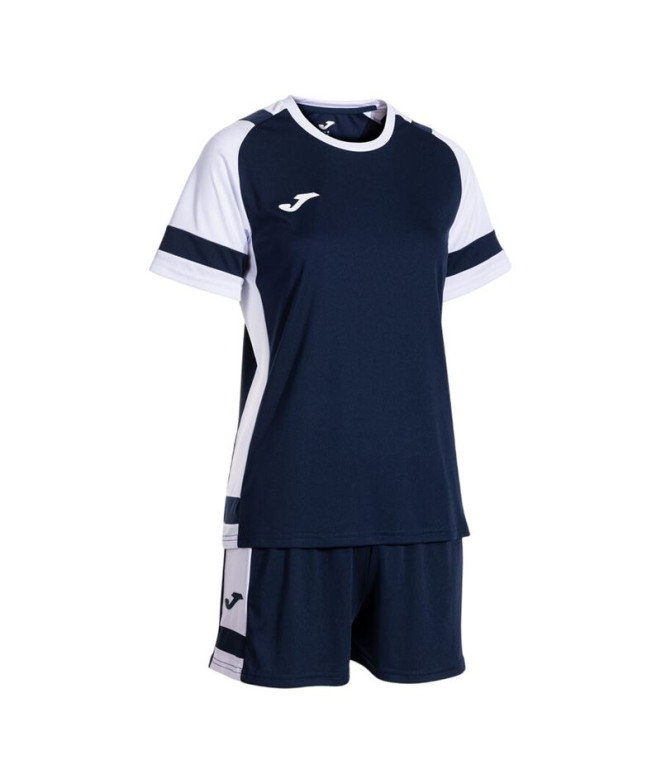Conjunto de Futebol Joma Líder Mulher Azul...