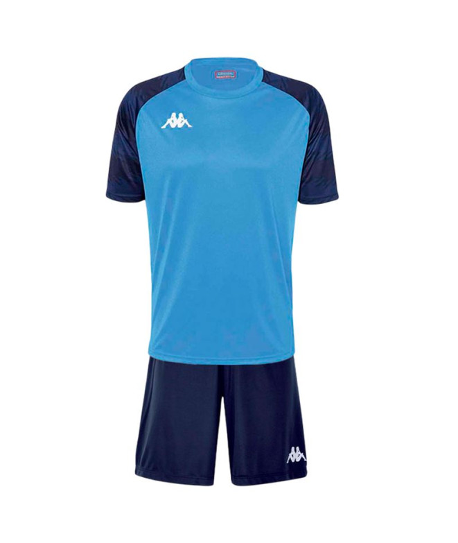 Camiseta Futebol Kappa Daverno Homem Azul...