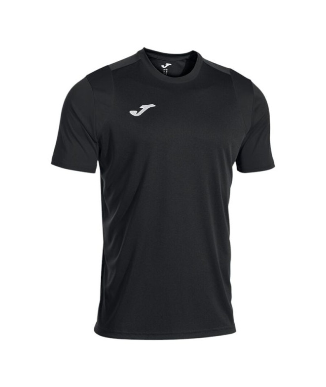 Camiseta Joma Cancha Preto Menino