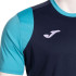 Camiseta Joma Cancha Dark Navy Turquesa Flú Menino