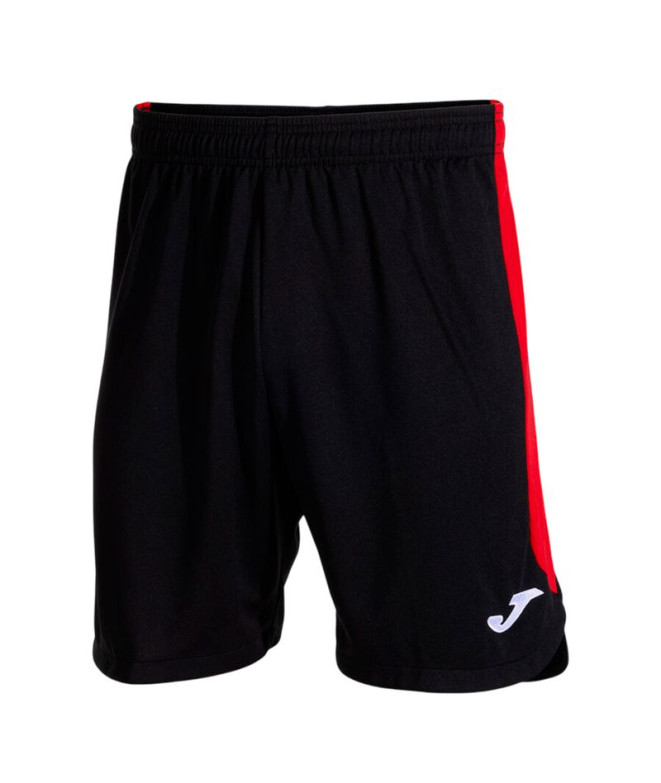 Calça Joma Glasgow II Preto Vermelho Menino