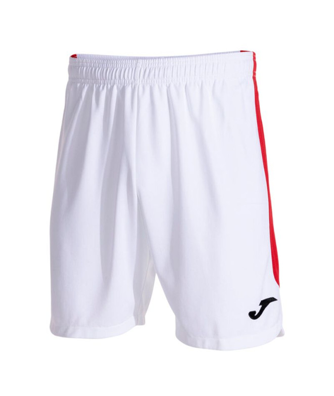 Calça Joma Glasgow II Branco Vermelho Menino
