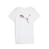Camiseta Puma Graphics Floral Cat Mulher Branco