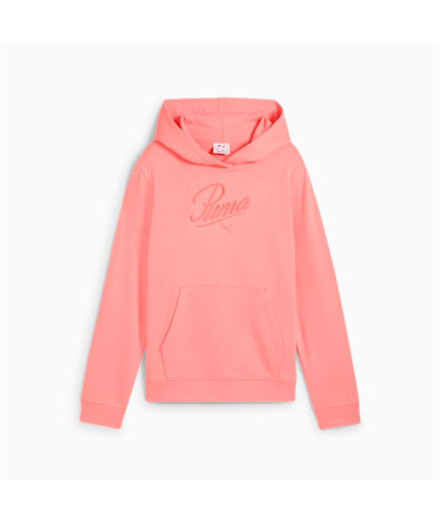 Moletom Puma Essentials Script Menina Rosa