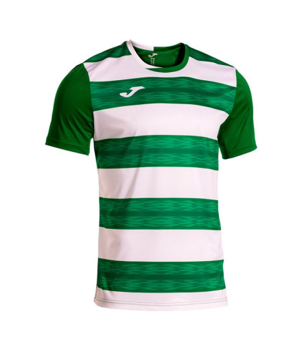 Camiseta Joma Tiger VII Verde Branco Menino