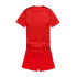 Conjunto Futebol Kappa Gorkit Infantil Vermelho