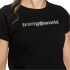 Camiseta de Montanha Trangoworld Azagra Th Mulher Preto