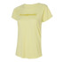 Camiseta de Montanha Trangoworld Azagra Th Mulher Amarelo Claro