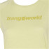 Camiseta de Montanha Trangoworld Azagra Th Mulher Amarelo Claro