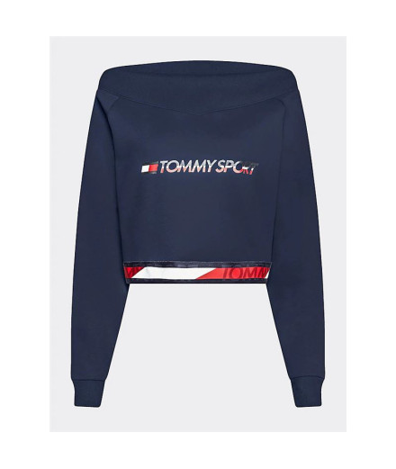 Camisola Sportswear Tommy Hilfiger Crop V Neck