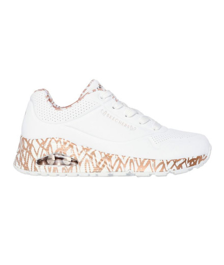 Sapatilhas Skechers Uno - Loving Love Mulher Branco