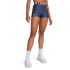 Calça Curtos de Fitness Under Armour Hg Shorty Mulher Cinza