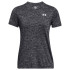 Camiseta de Fitness Under Armour Tech SSC- Twist Mulher Preto