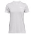 Camiseta de Fitness Under Armour Tech Ssc- Twist Mulher Cinza
