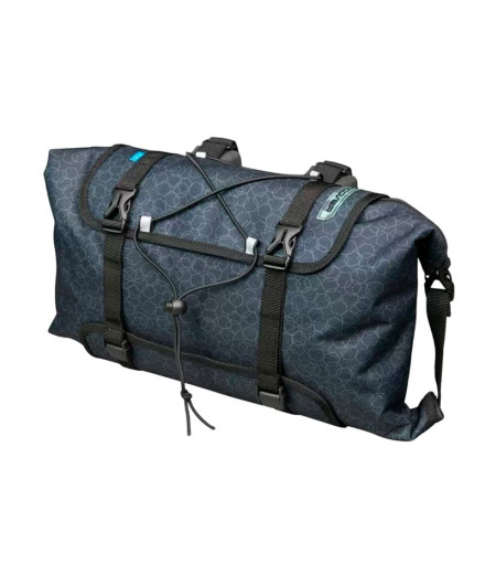 Gravel Bolsa Guidão PRO Preto - Estampado Cinza / 8L