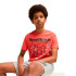 Camiseta Puma Mid90S Graphic Tee I, Fogo Vermelho Infantil