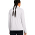 Camiseta de Fitness Under Armour Tech 1/2 Zip- Twist Mulher Cinza