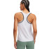 Camiseta Tirantes de Fitness Under Armour Tech Knockout Tank Mulher Branco