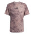Camiseta de Fitness adidas Power Aop Homem Rosa/Preto