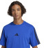 Camiseta adidas 3 Bandas Sj Homem Azul/Preto