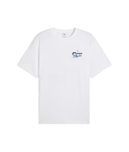 Camiseta Puma Graphics Moto Flag Branco