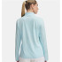 Camiseta de Fitness Under Armour Tech 1/2 Zip- Twist Mulher Azul