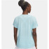 Camiseta Manga Curta de Fitness Under Armour Tech Ssc- Twist Mulher Azul