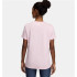 Camiseta Manga Curta de Fitness Under Armour Tech Ssc- Twist Mulher Rosa
