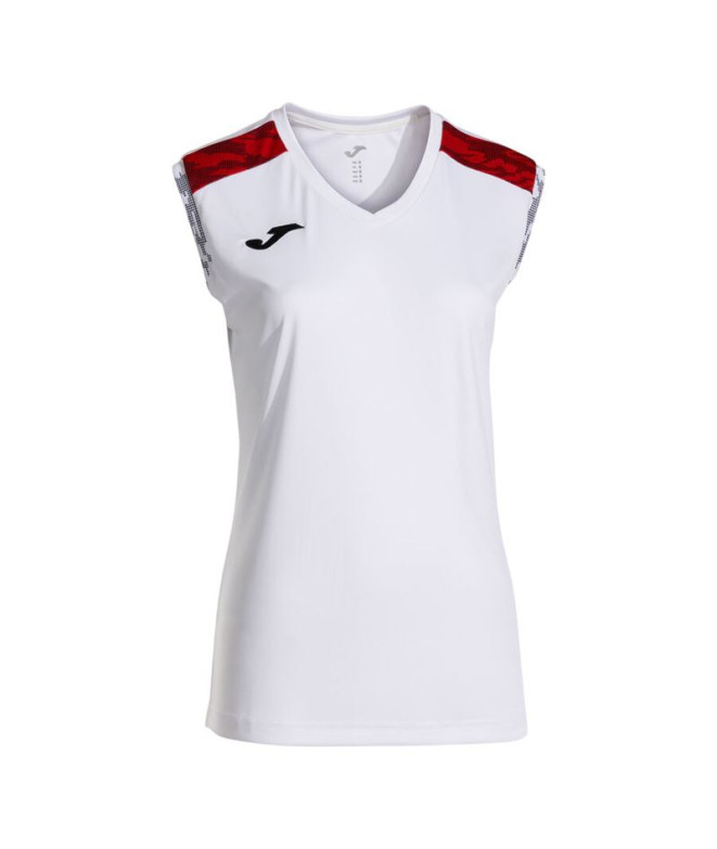 Camiseta Joma Campeonato Viii Branco Vermelho...