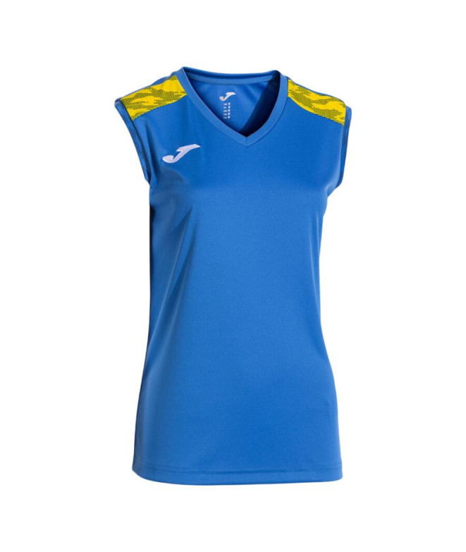 Camiseta Joma Campeonato Viii Royal Amarelo Menina