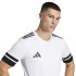 Camiseta de Futebol adidas Squadra25 Jsy Homem Branco/Preto