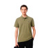 Polo Lacoste Camisa de Colarinho de Cotelê de Mangas Curtas Homem Caqui