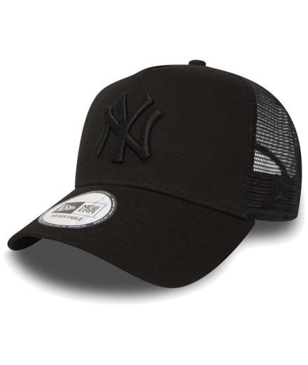 Boné New Era New York Yankees Clean Black E-Frame Trucker