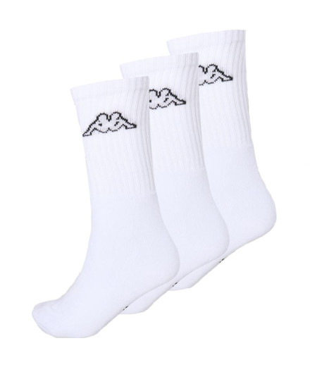 3 pares de meias Kappa Middly White