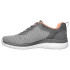Sapatilhas Skechers Bountiful - Quick Pa Mulher Malha de engenharia cinzenta / Guarnição coral