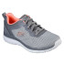 Sapatilhas Skechers Bountiful - Quick Pa Mulher Malha de engenharia cinzenta / Guarnição coral
