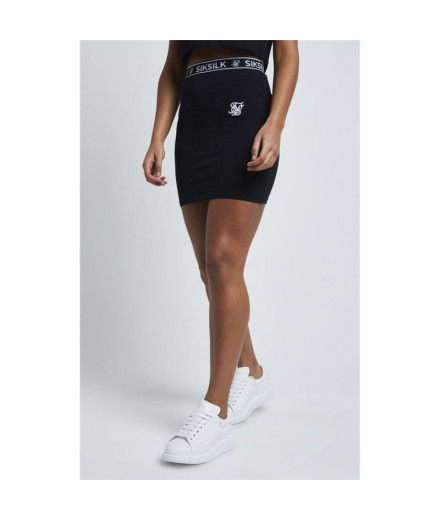 Saia tubular elástica Siksilk para mulher