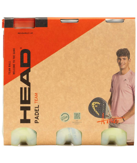 Bolas de Pádel Head 3X3B Head 6Dz