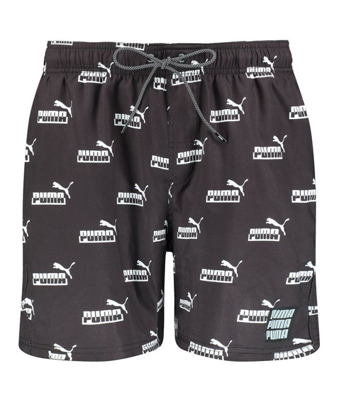 Fato de banho by natação Puma Logo Aop N1 Black...