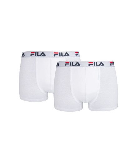 Pack 2 Boxers Roupa de desporto Fila Homem Branco