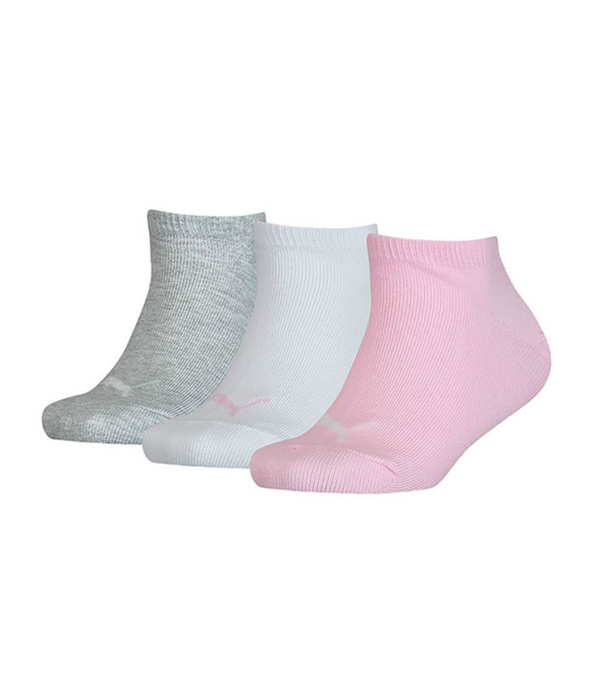 Meias Puma Kids Invisible 3P Infantil