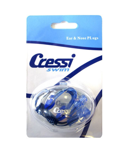 Kit de Natação Cressi Sub PINÇA NASAL + TAPÕES DE OUVIDO